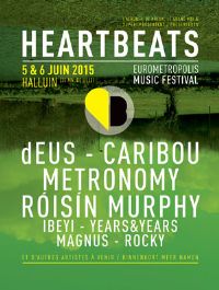 @Heartbeats, festival rock de l'@Eurometropool. Du 5 au 6 juin 2015 à Halluin. Nord. 